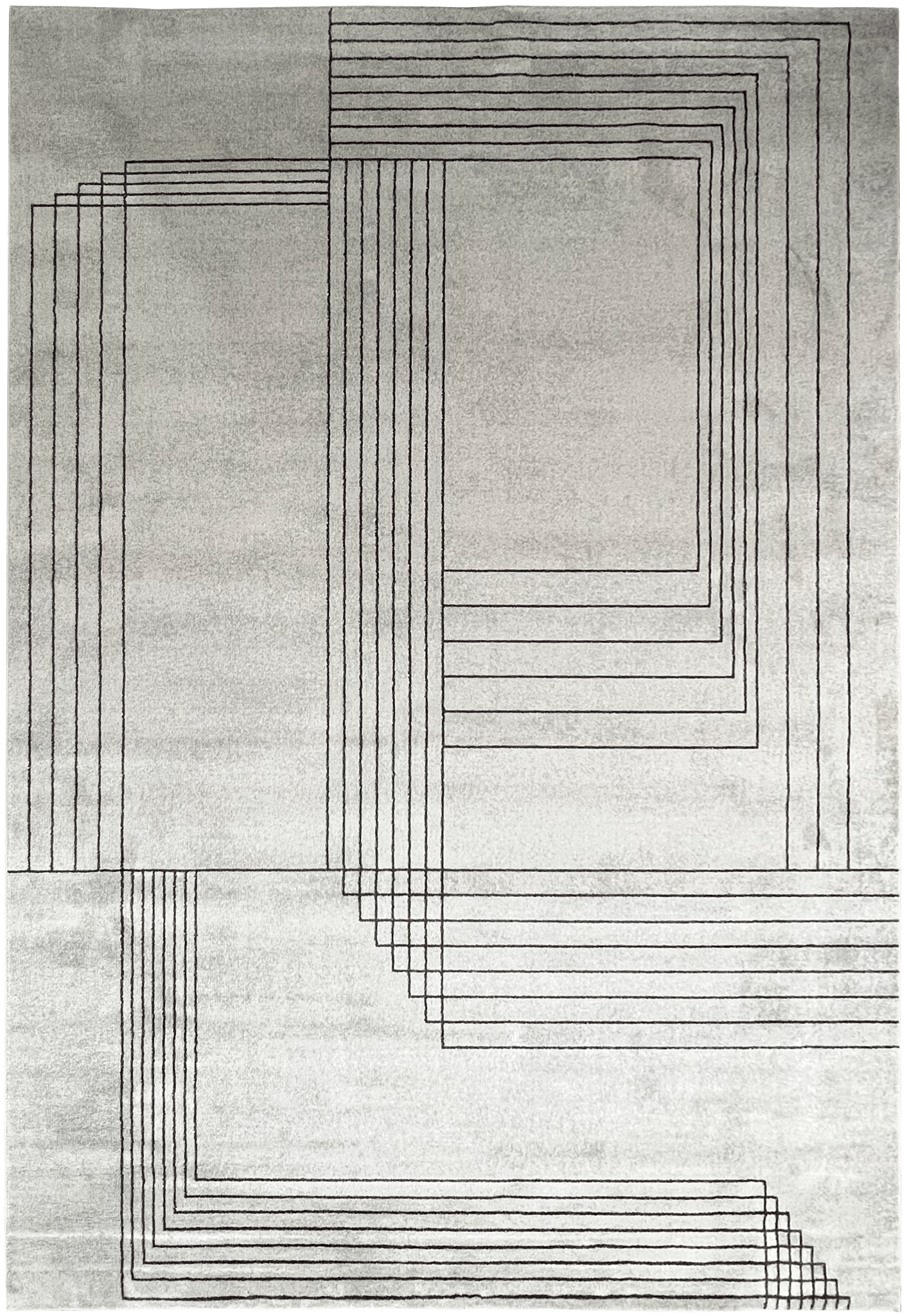 Angle grey - Rectangular Rugs - DecoLiving
