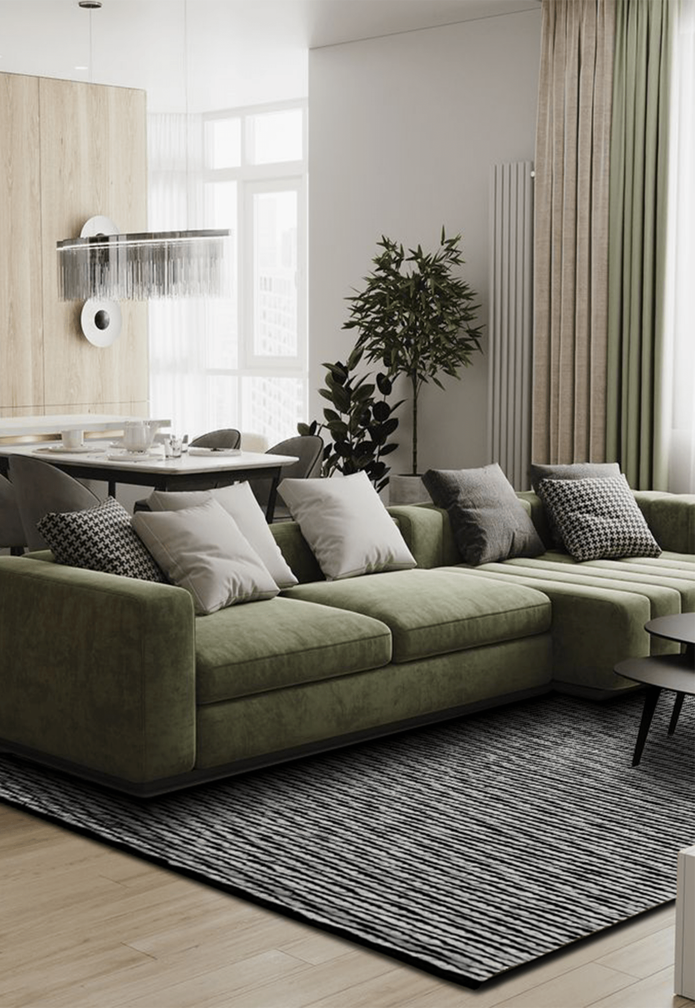 Temira Silver - Rectangular Rugs - DecoLiving