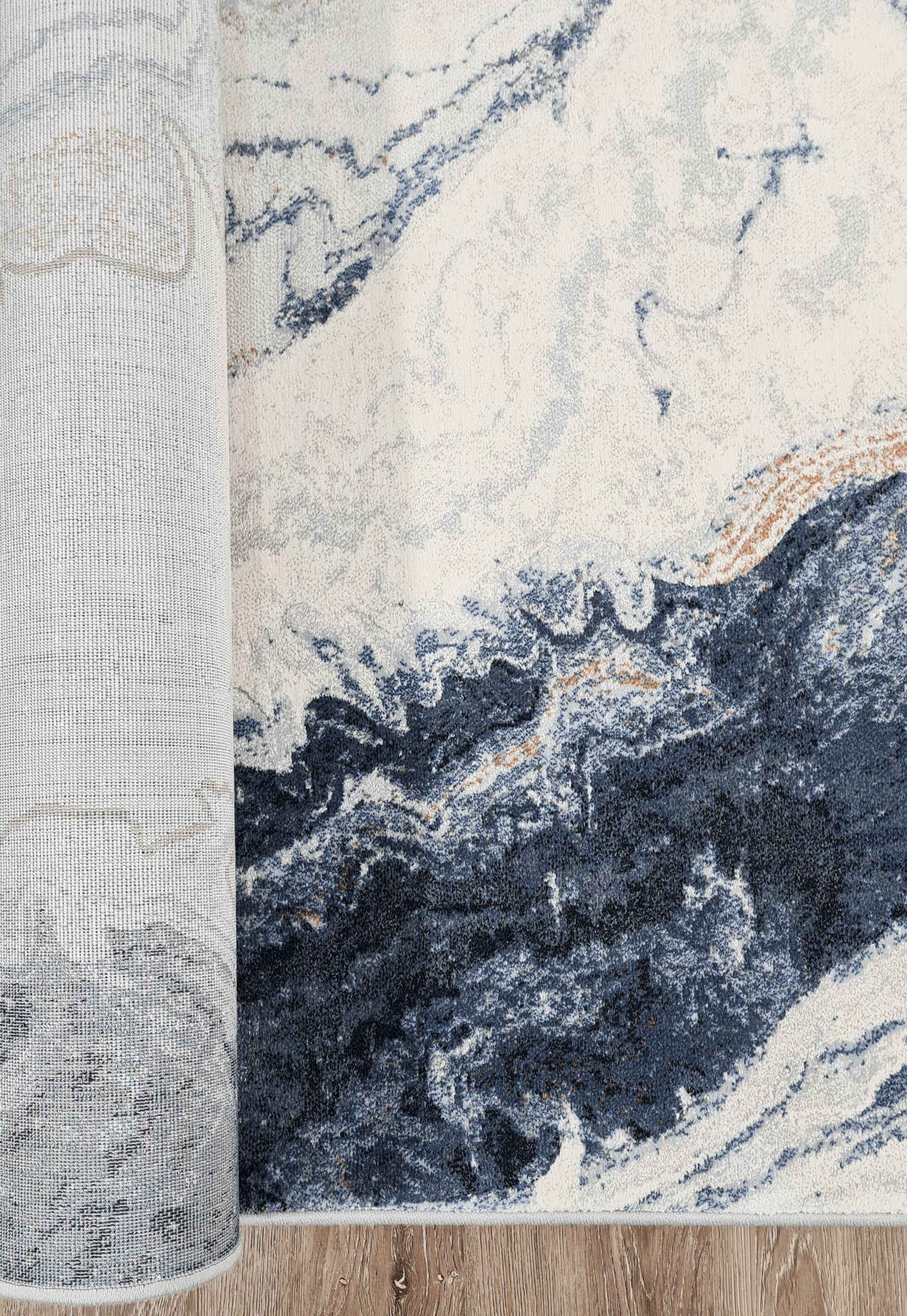 Amos Azure - Rectangular Rugs - DecoLiving