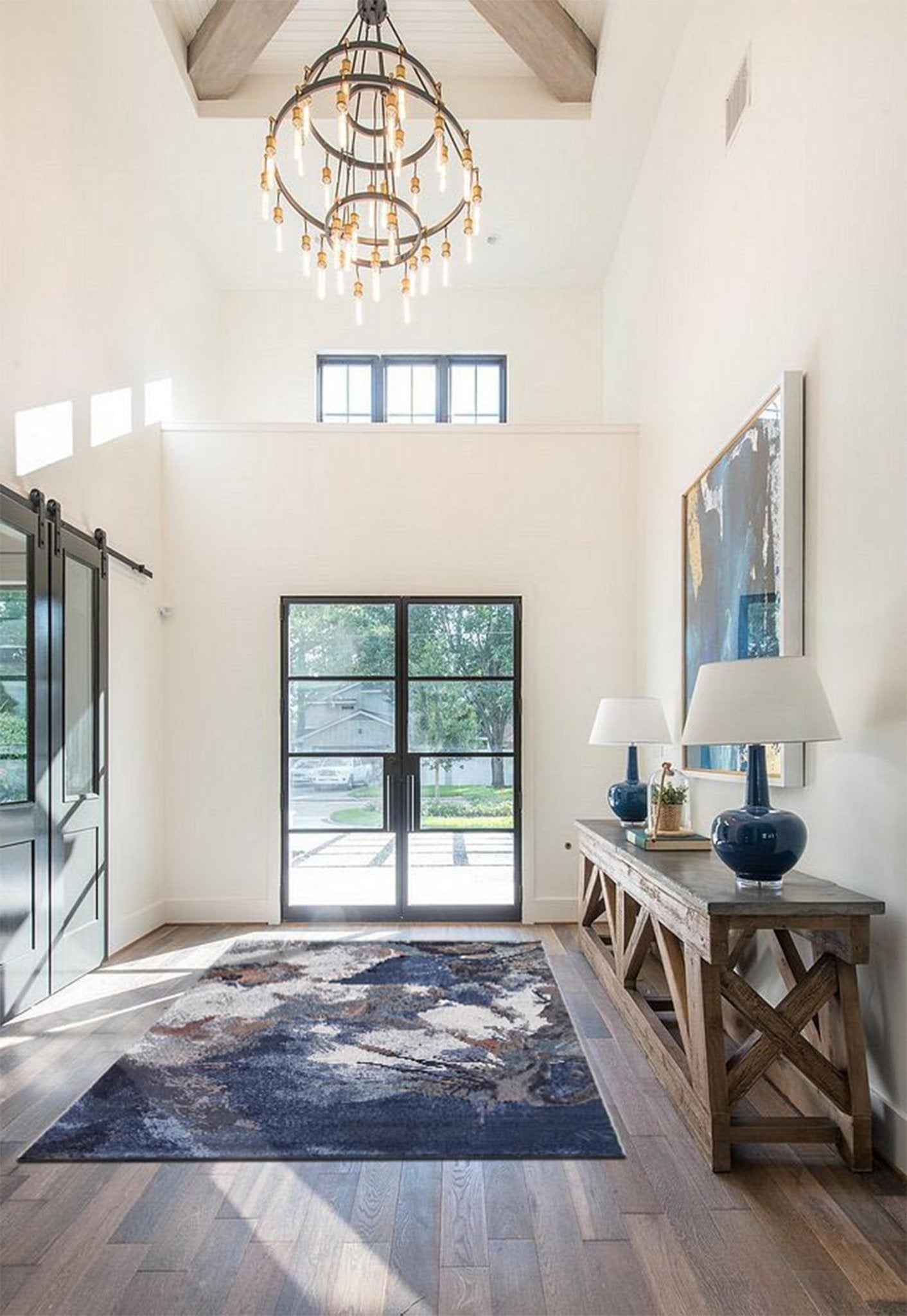 Avery Azure - Rectangular Rugs - DecoLiving