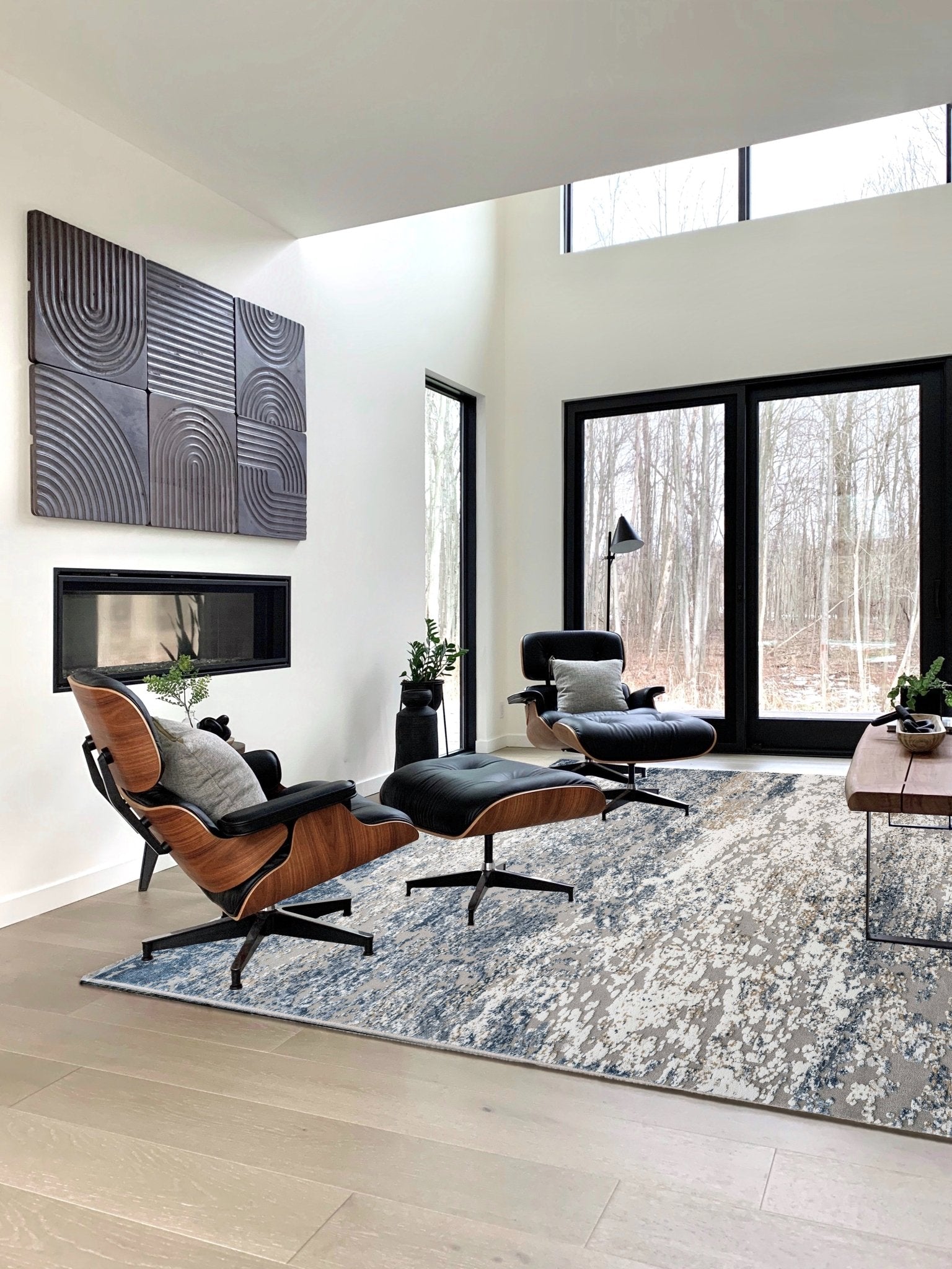 Cora Azure - Rectangular Rugs - DecoLiving