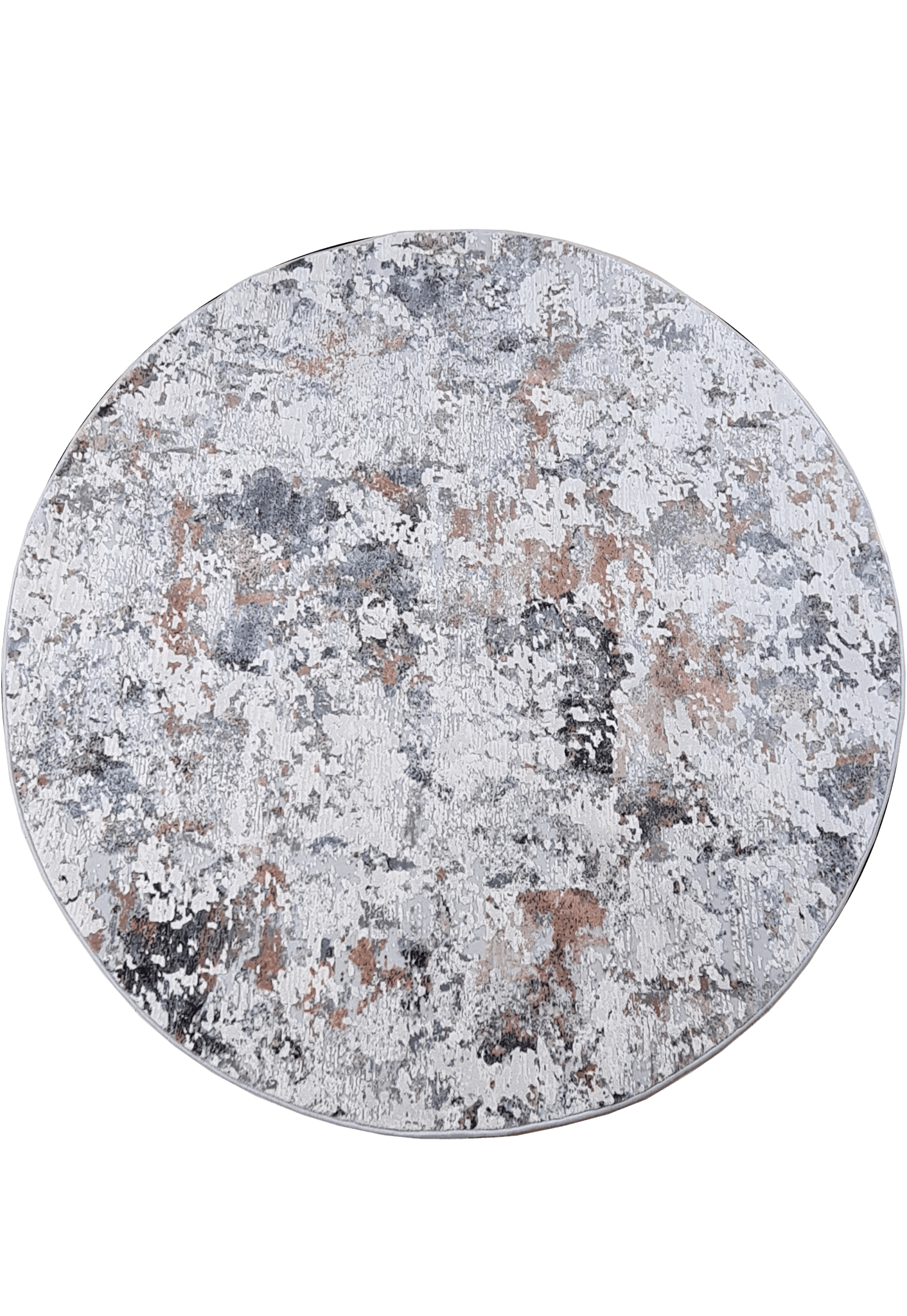 Cyrus Rust Round - Round Rugs - DecoLiving