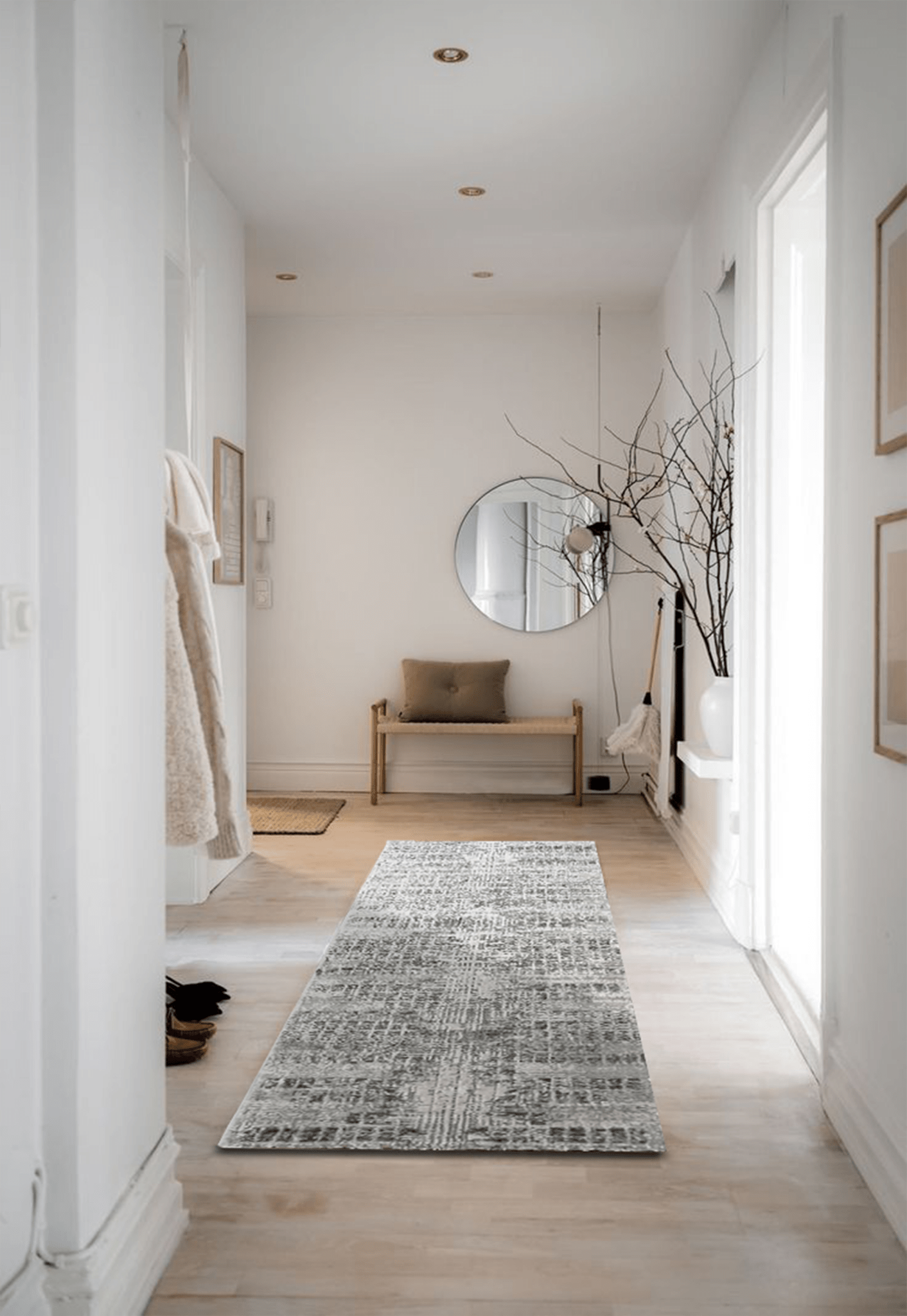 Ecru Runner - Runner Rugs - DecoLiving