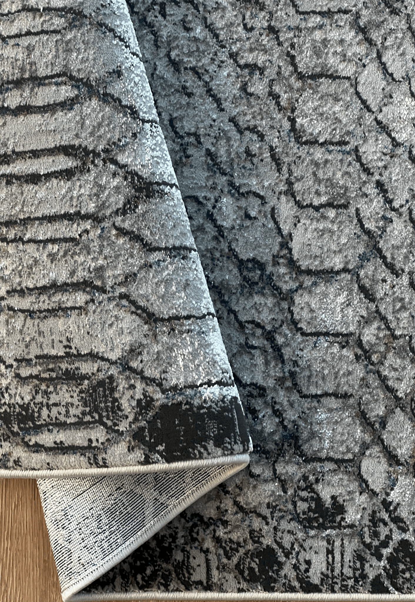 Hex Steel Runner - Contemporary,Geomteric,Minimal,Modern - DecoLiving