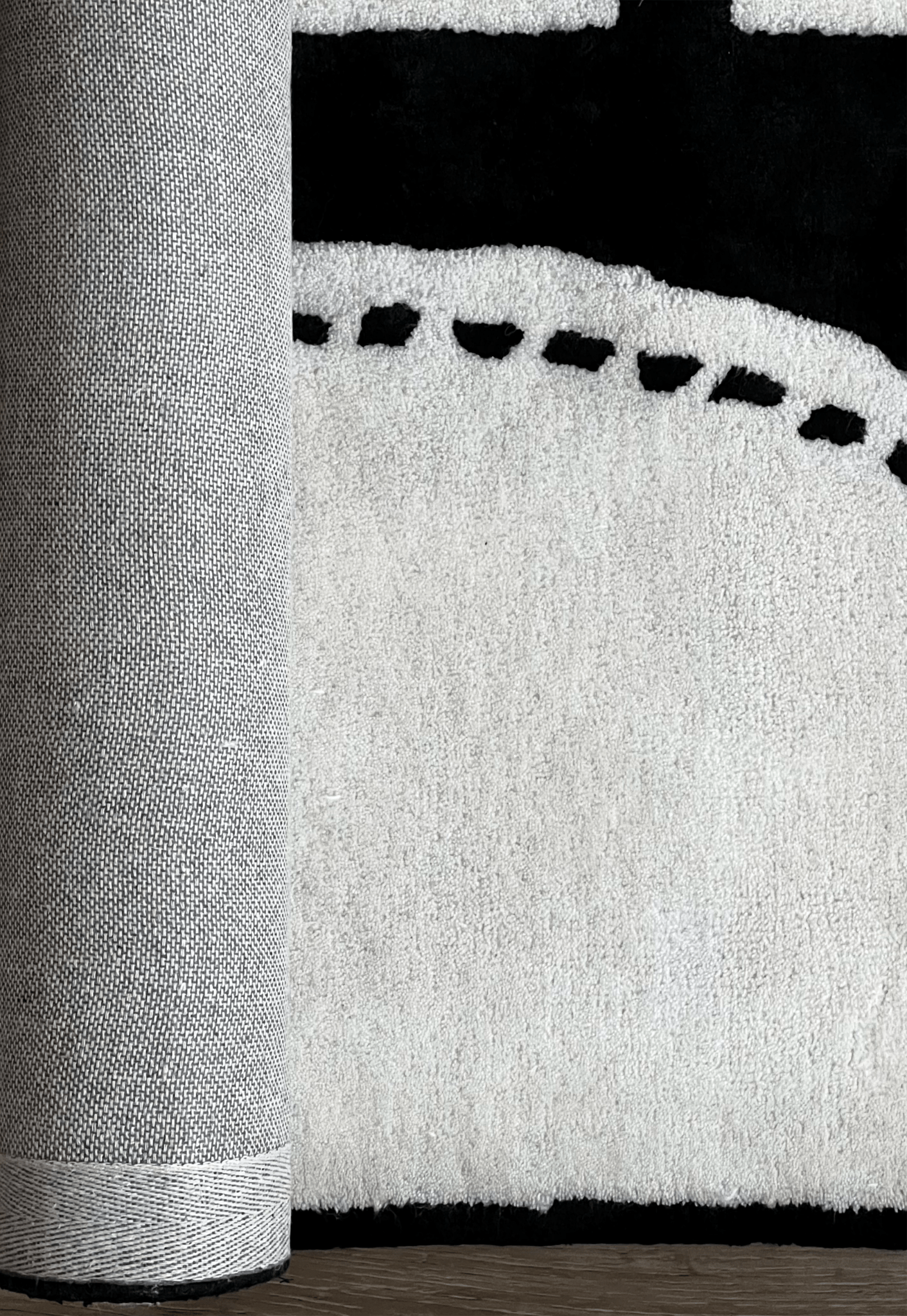 Irbel Black - Rectangular Rugs - DecoLiving