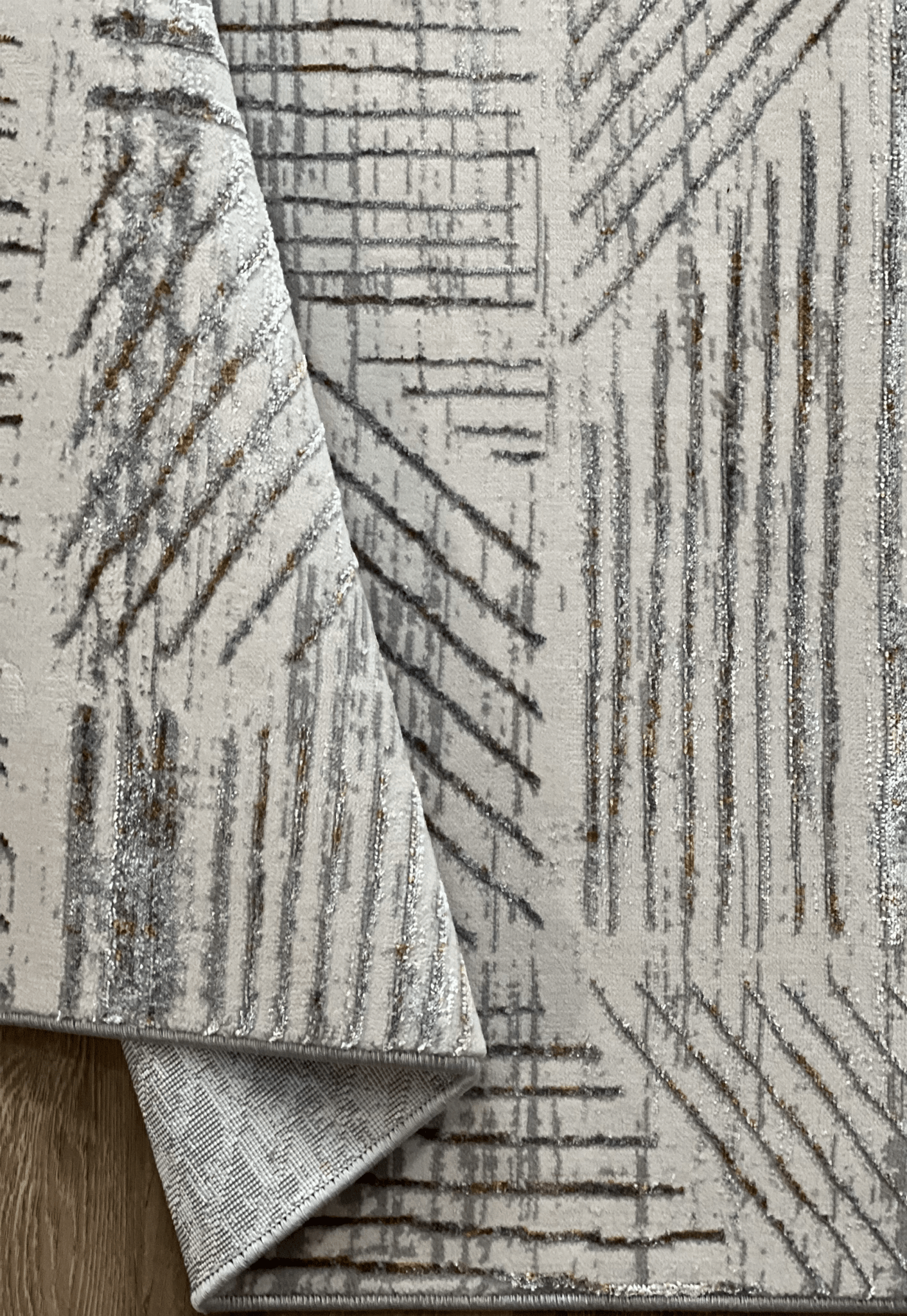 Lycra Beige Runner - Contemporary,Geomteric,Modern - DecoLiving