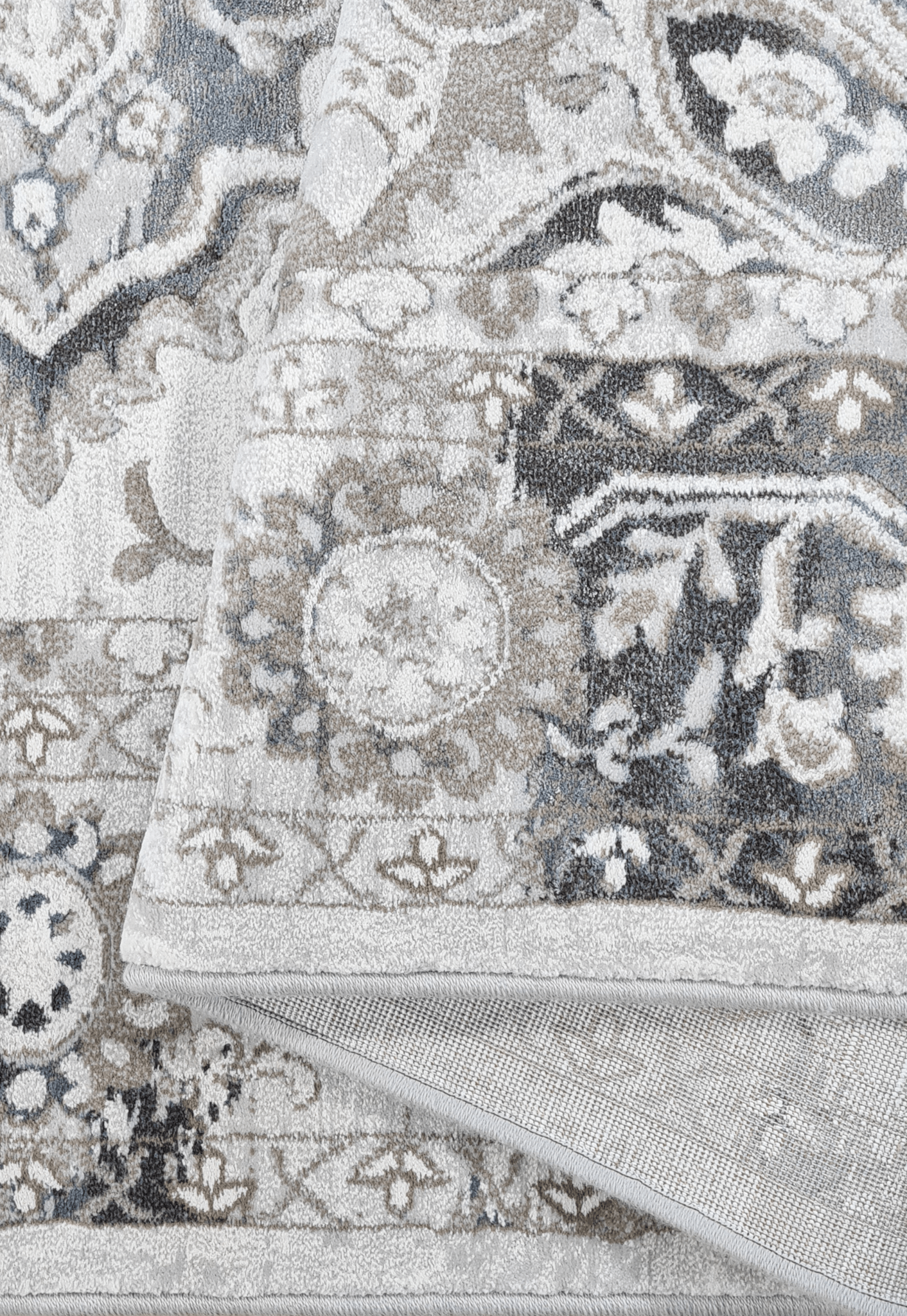 Petra Grey - Rectangular Rugs - DecoLiving