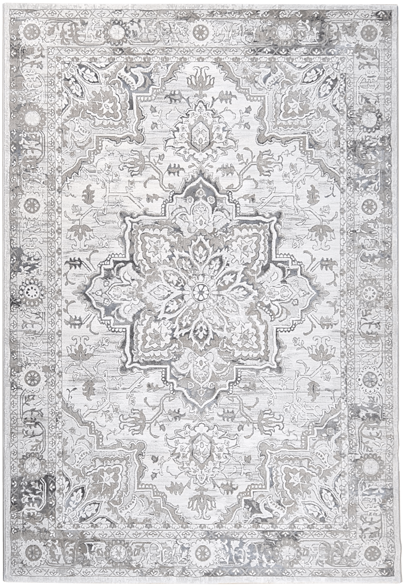 Petra Grey - Rectangular Rugs - DecoLiving