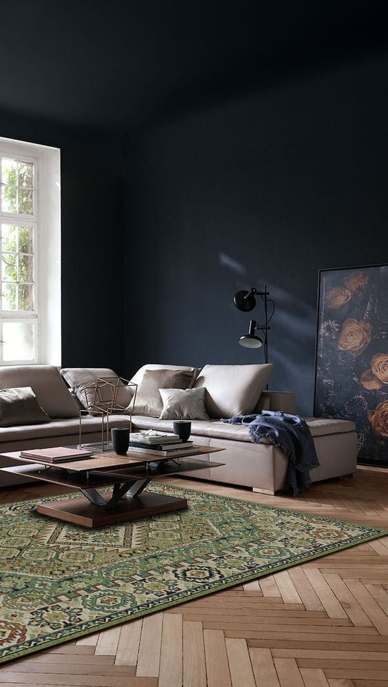 Pezi Green - Rectangular Rugs - DecoLiving