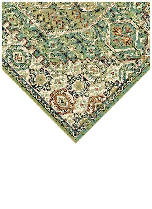 Pezi Green - Rugs - DecoLiving