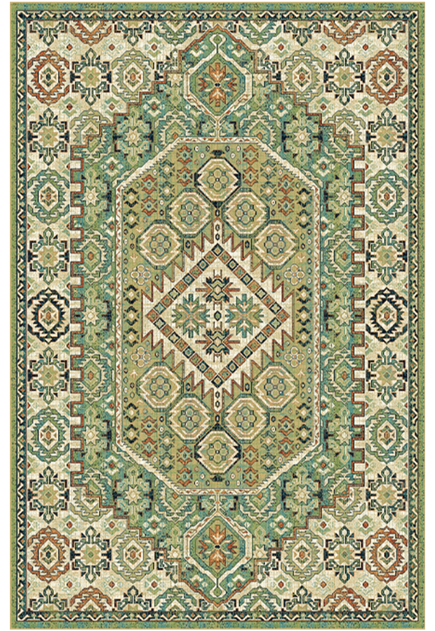 Pezi Green - Rugs - DecoLiving