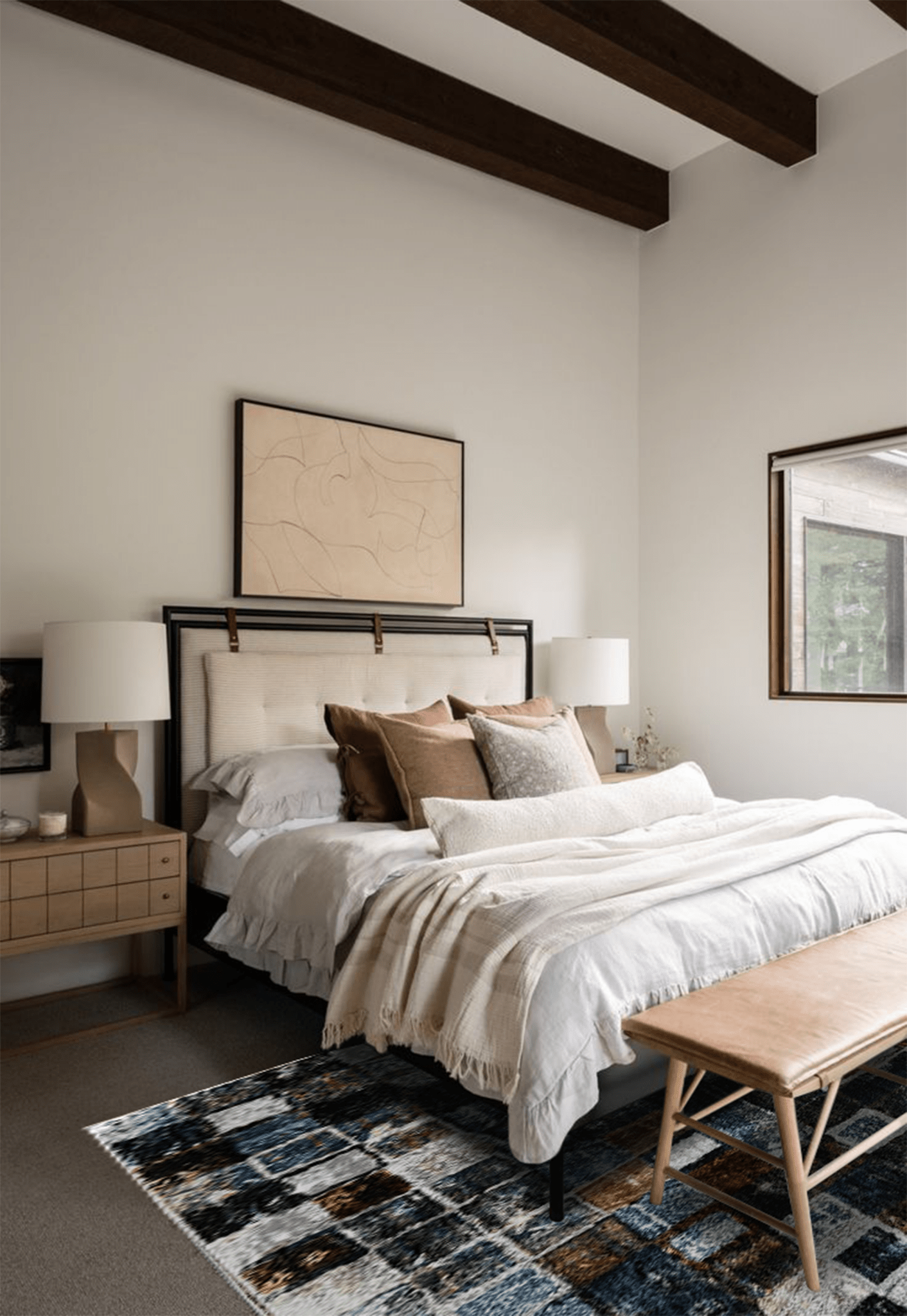 Rubix Rust - Rectangular Rugs - DecoLiving