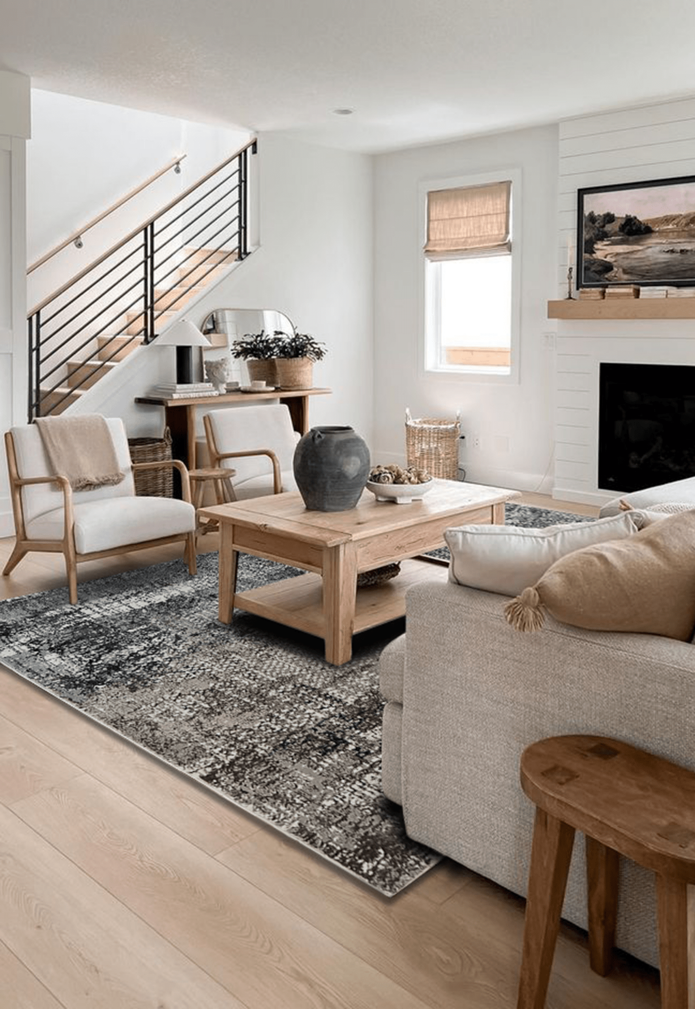 Saye Coal - Rectangular Rugs - DecoLiving