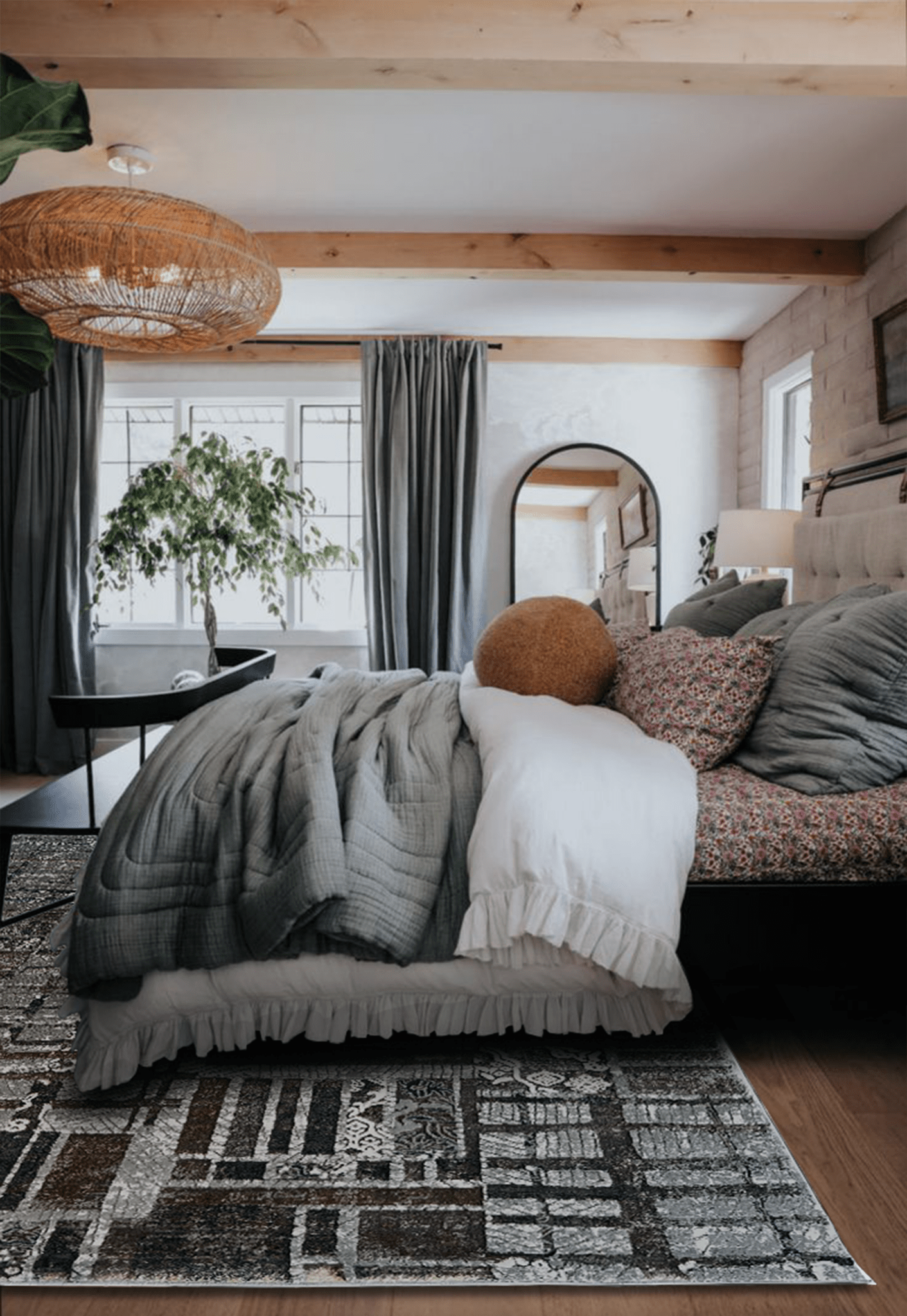 Skyline Grey - Rectangular Rugs - DecoLiving