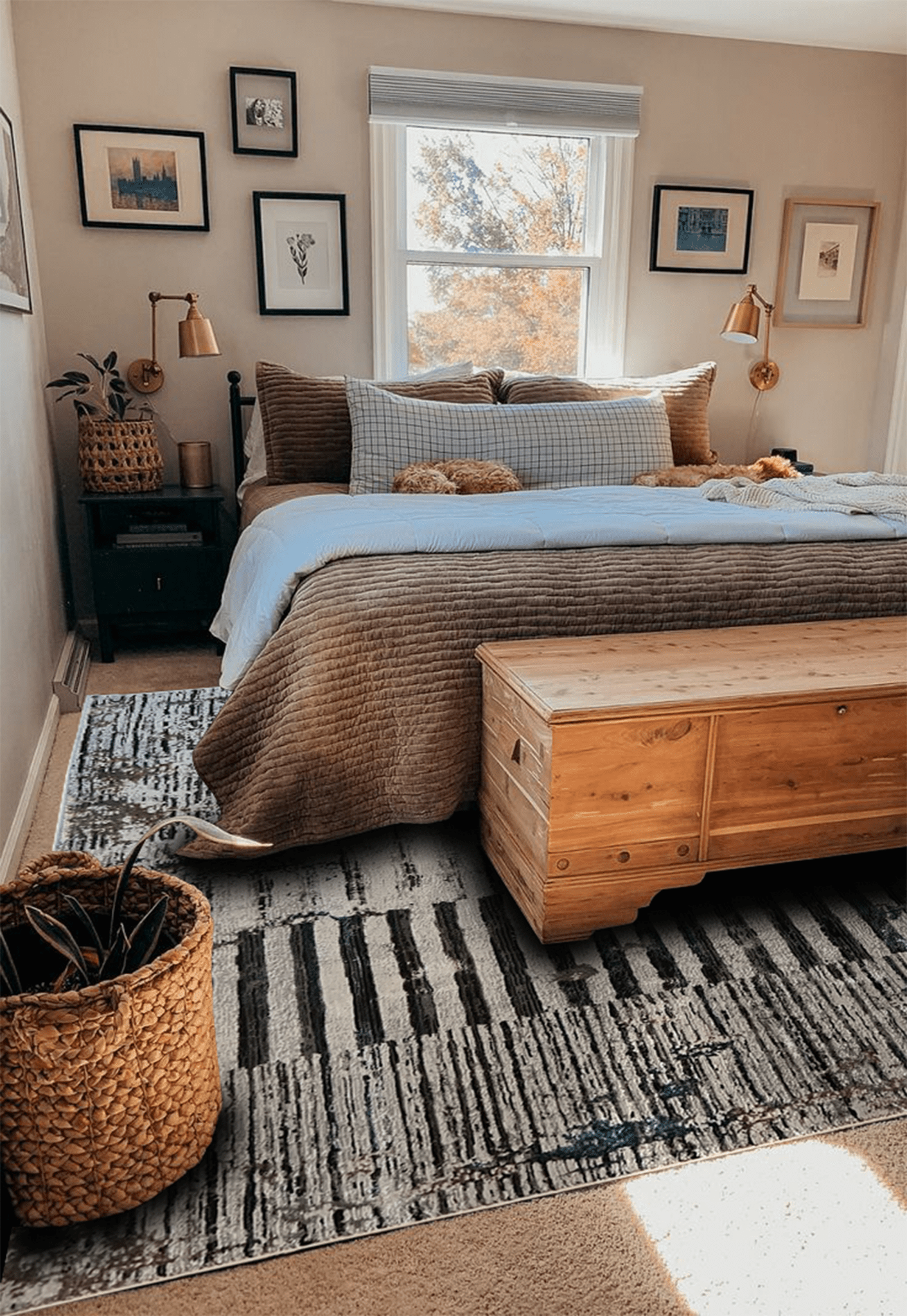 Strip Beige - Rectangular Rugs - DecoLiving