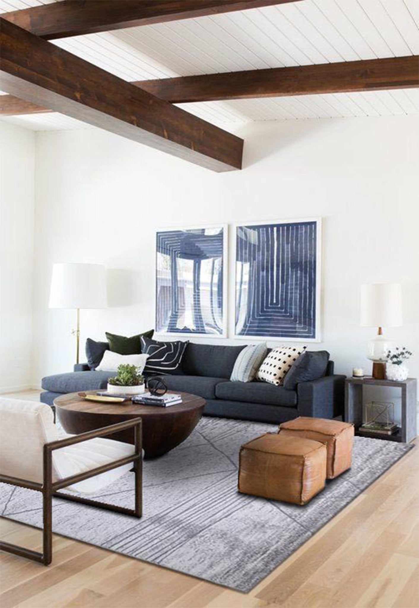Talia Coal - Rectangular Rugs - DecoLiving
