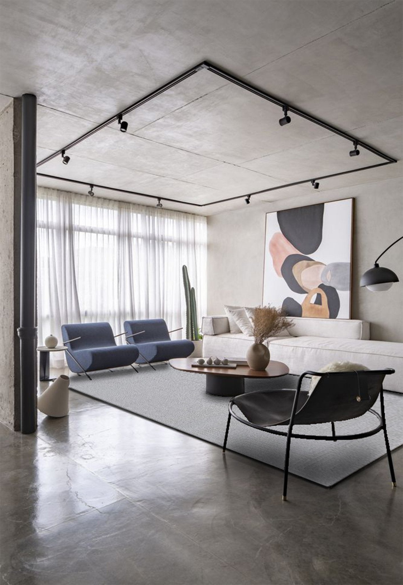 Tavion Ash - Rectangular Rugs - DecoLiving