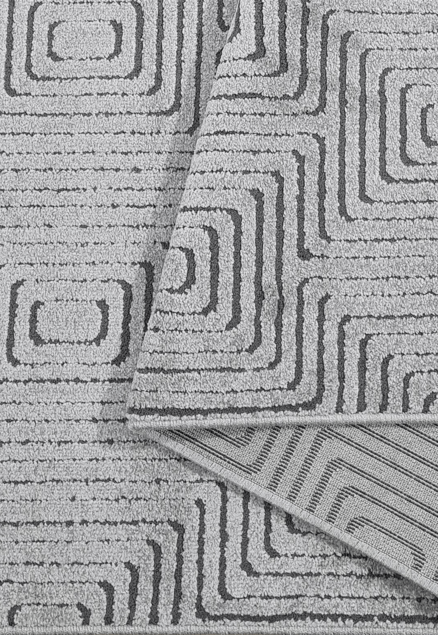 Tavion Charcoal - Rectangular Rugs - DecoLiving