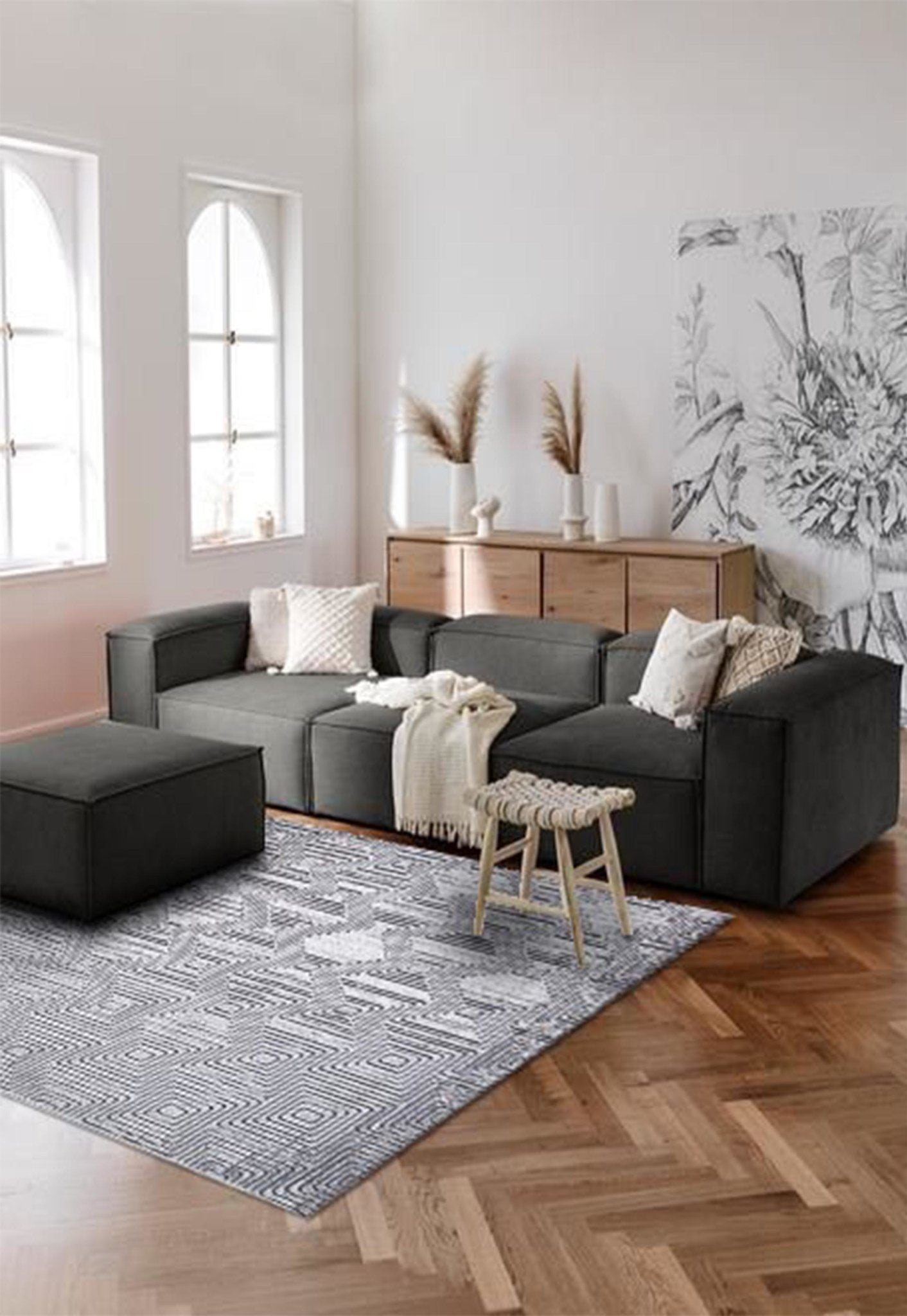 Tavion Umber - Rectangular Rugs - DecoLiving