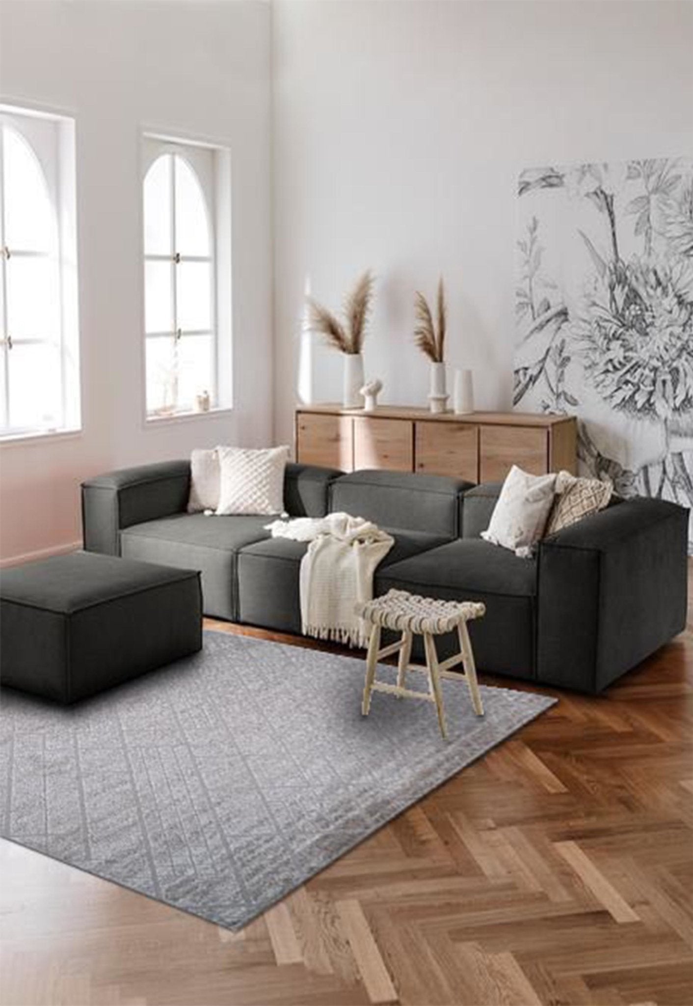 Thora Flax - Rectangular Rugs - DecoLiving