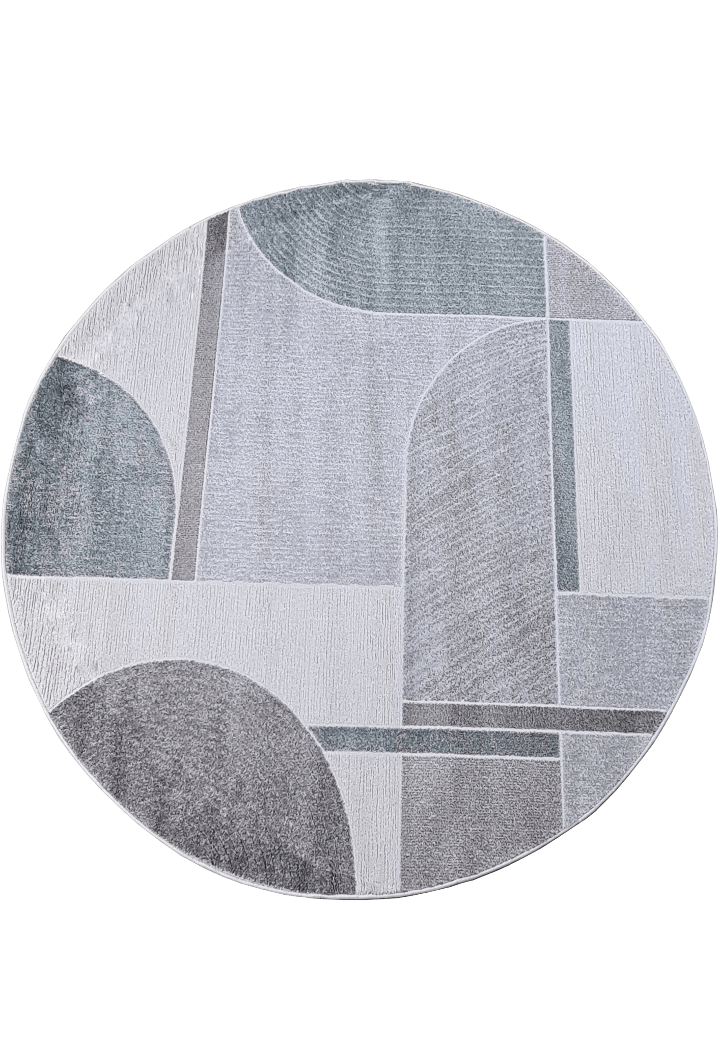 Veda Teal Round - Round Rugs - DecoLiving