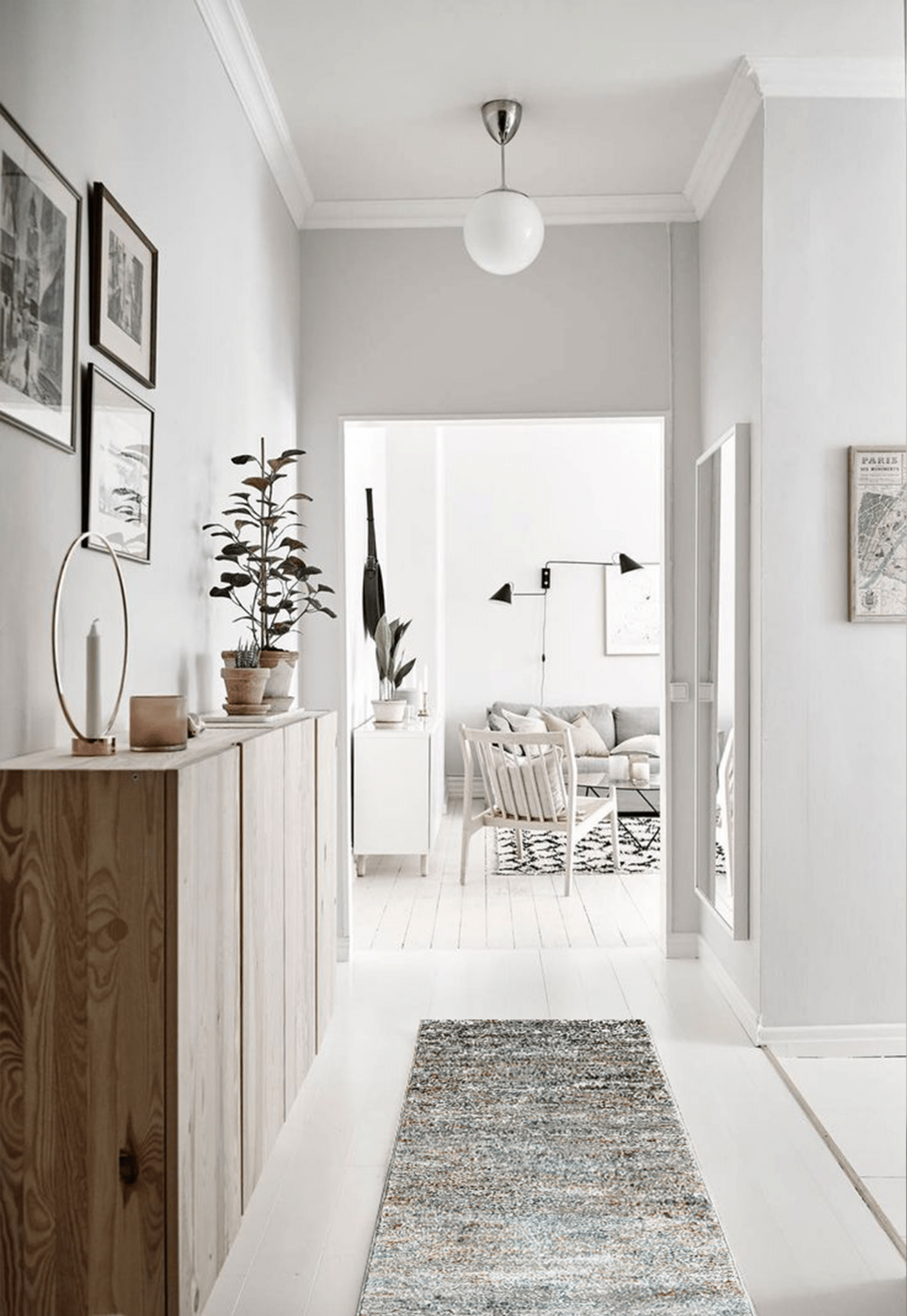 Wane Smoke Runner - Runner Rugs - DecoLiving