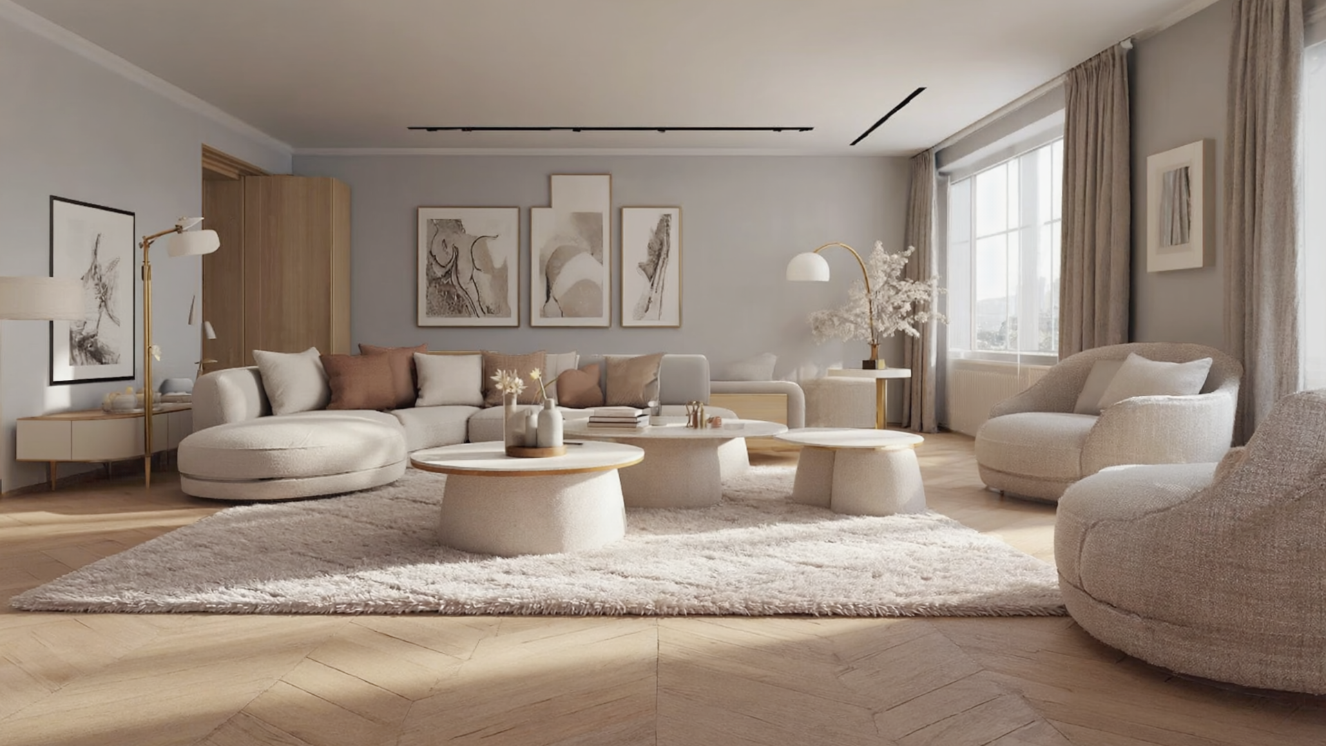 Soft kid-safe rug in a modern Filipino living room.