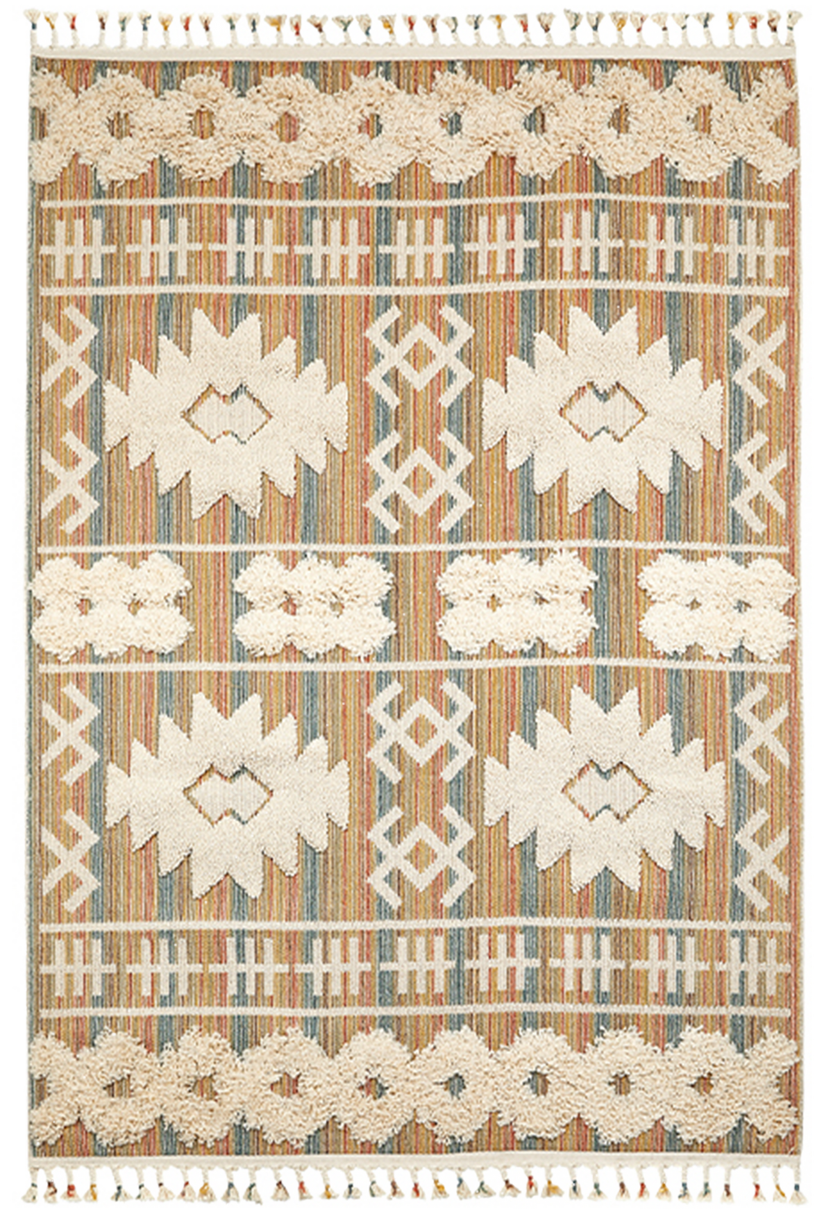 FARIS MULTI - Contemporary Rectangular Rug