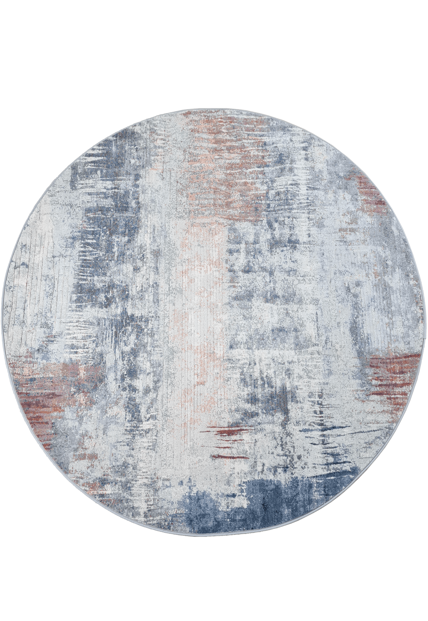 Alea Blue Round - Round Rugs - DecoLiving