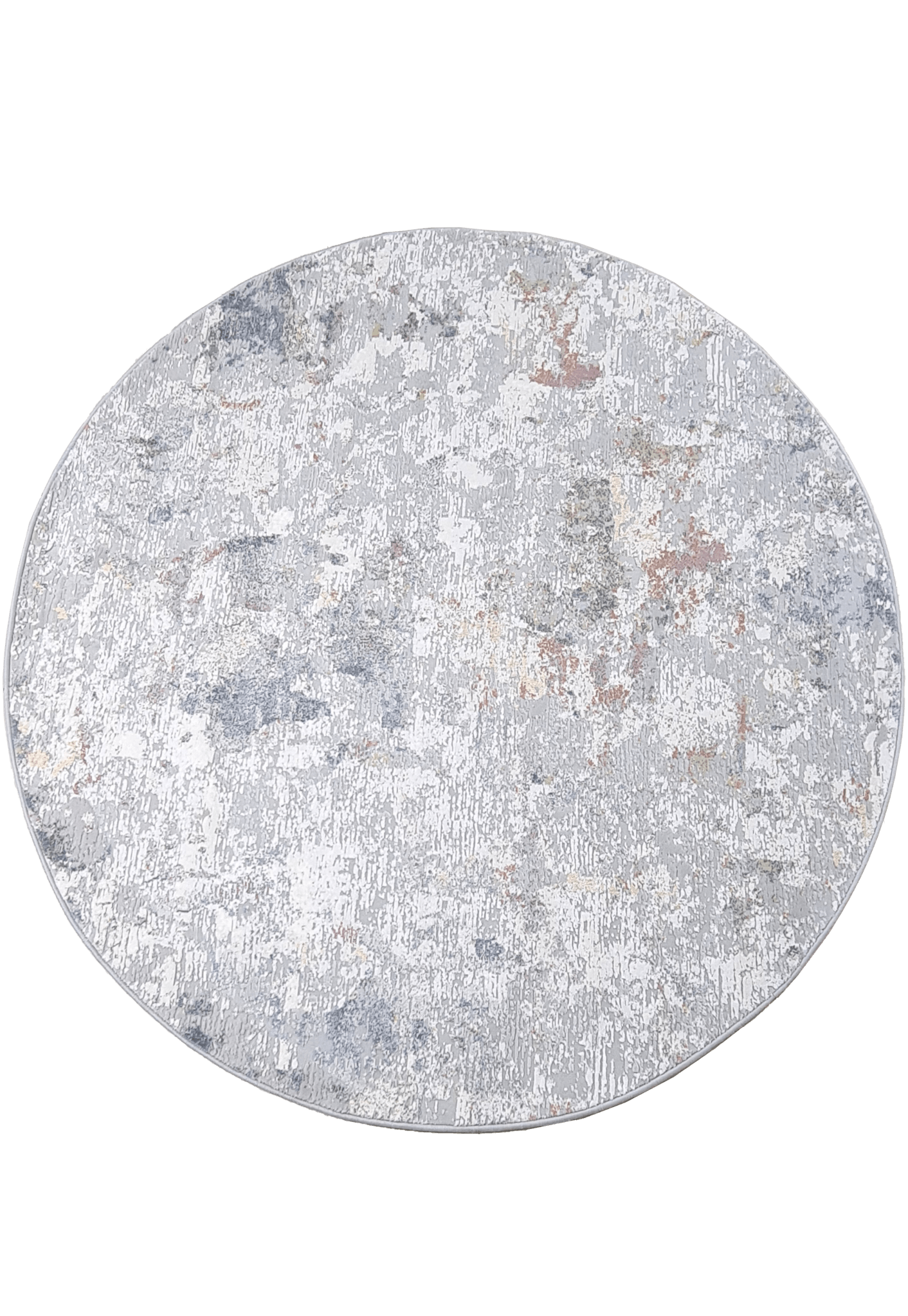 Cyrus Grey Round - Round Rugs - DecoLiving