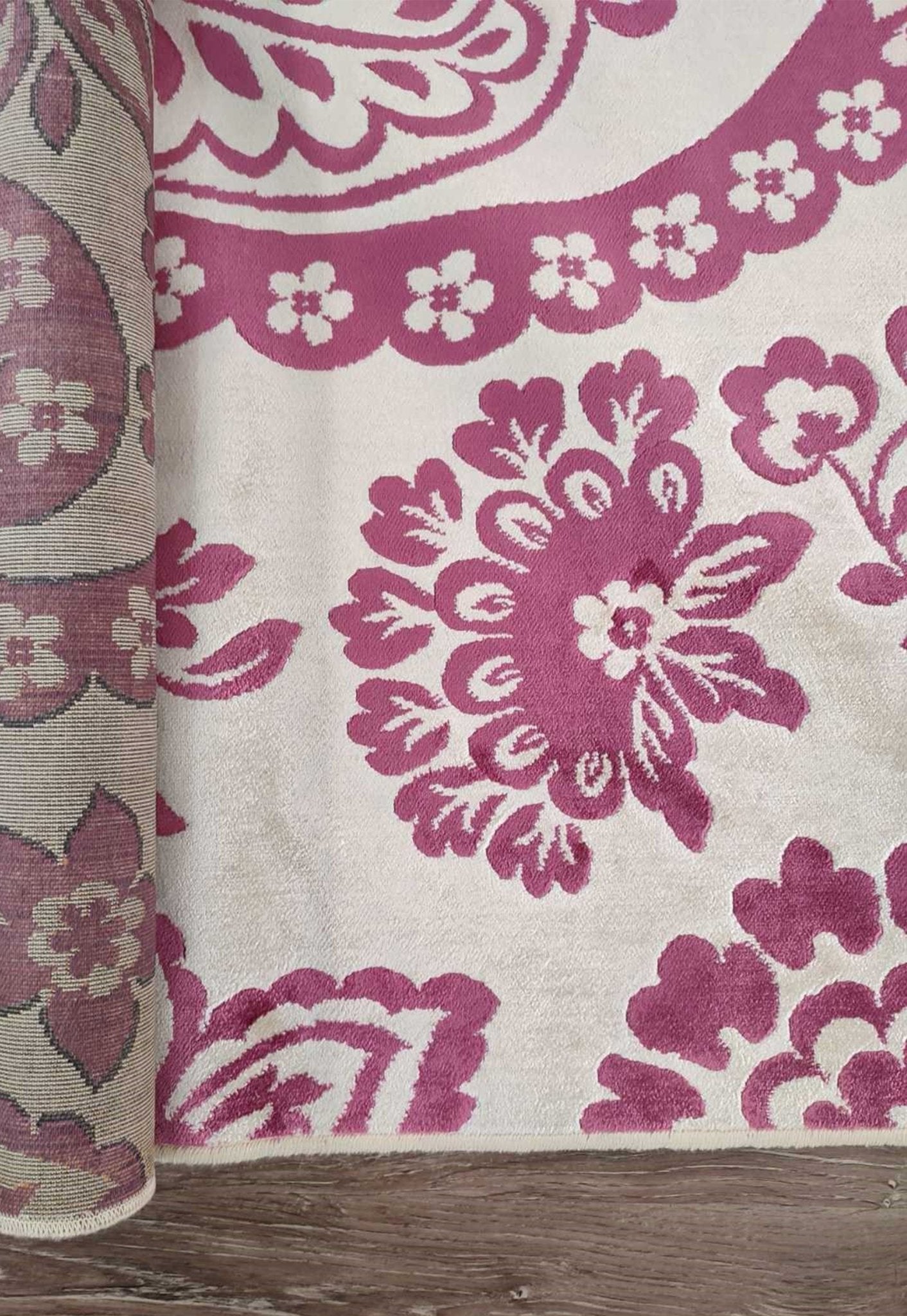 Paisley Ruby - Rectangular Rugs - DecoLiving