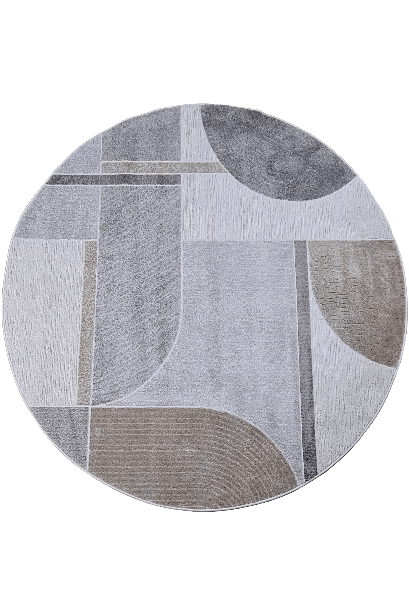 Veda Tan Round - Rectangular Rugs - DecoLiving